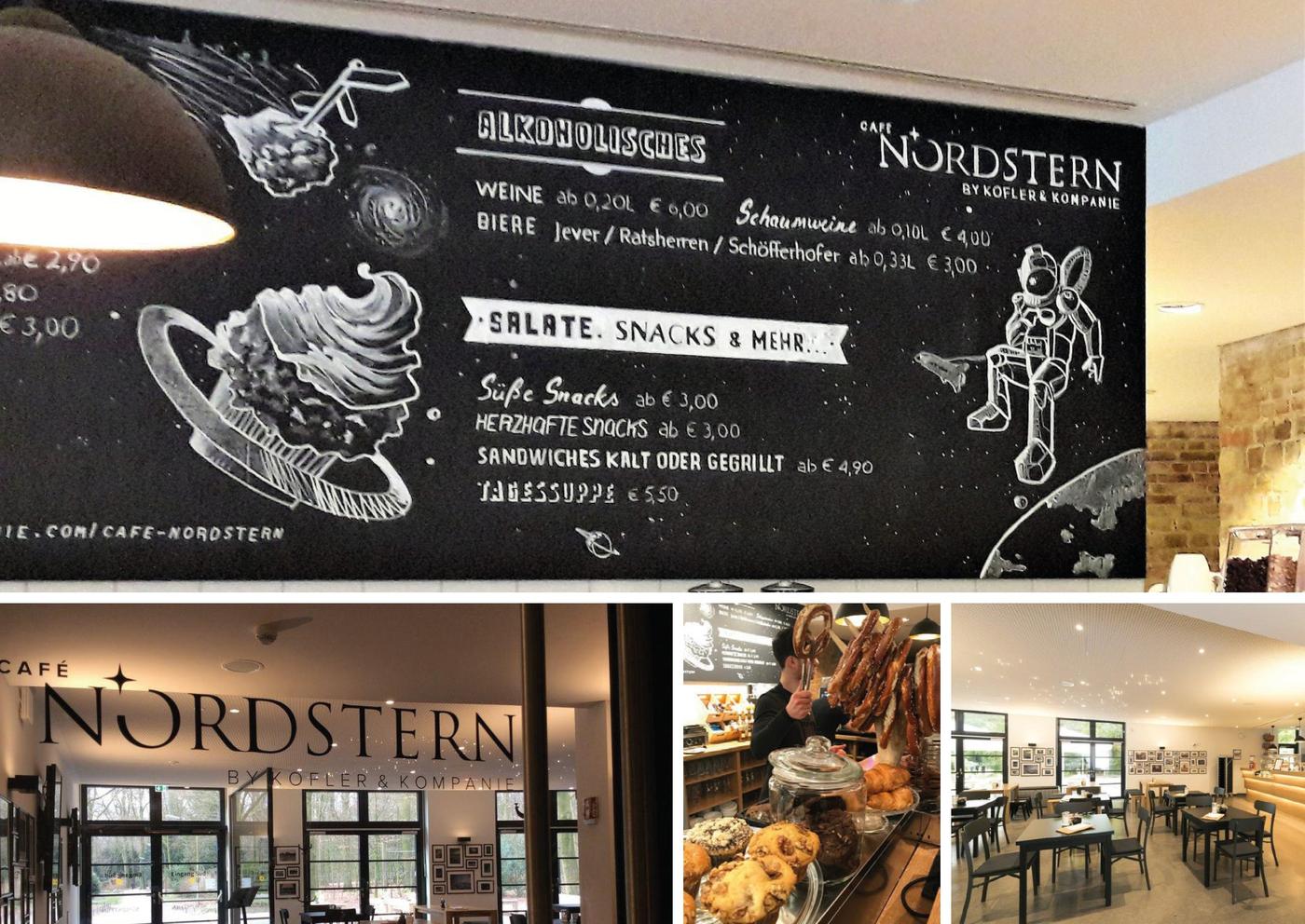 Café Nordstern Wandtafel & Innenraum