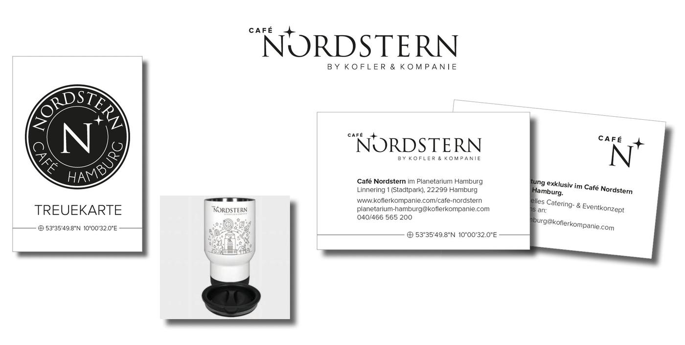 Logo, Treuekarte, Becher, Visitenkarte